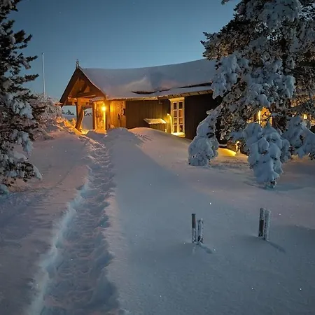 Fjellhytte Med Boblebad Og Utsikt Pa Blefjell Сasa de vacaciones *