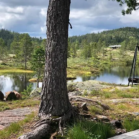 Fjellhytte Med Boblebad Og Utsikt Pa Blefjell