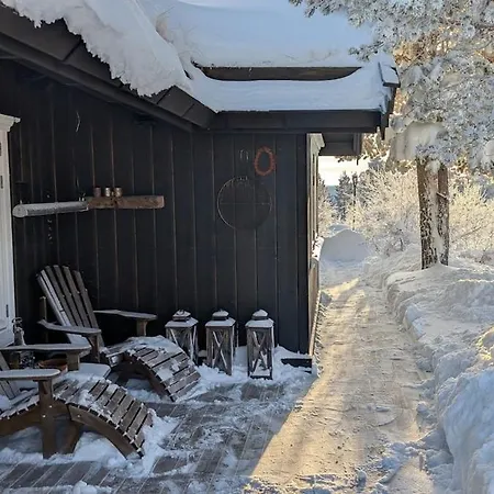 Fjellhytte Med Boblebad Og Utsikt Pa Blefjell Сasa de vacaciones *