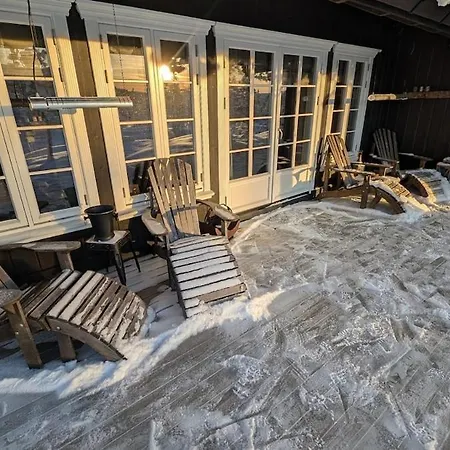 Сasa de vacaciones Fjellhytte Med Boblebad Og Utsikt Pa Blefjell Flesberg
