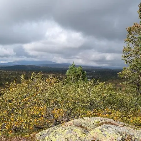 Fjellhytte Med Boblebad Og Utsikt Pa Blefjell Сasa de vacaciones *