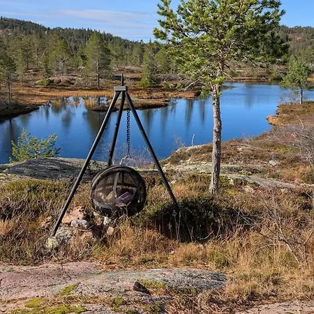 Fjellhytte Med Boblebad Og Utsikt Pa Blefjell Сasa de vacaciones *