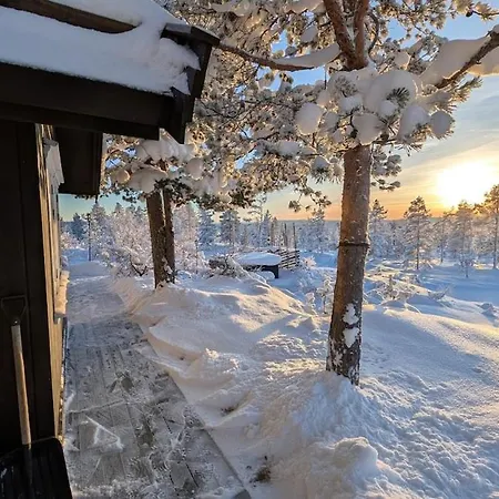 Fjellhytte Med Boblebad Og Utsikt Pa Blefjell Сasa de vacaciones Flesberg