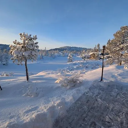 Сasa de vacaciones Fjellhytte Med Boblebad Og Utsikt Pa Blefjell Flesberg