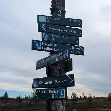 Fjellhytte Med Boblebad Og Utsikt Pa Blefjell *