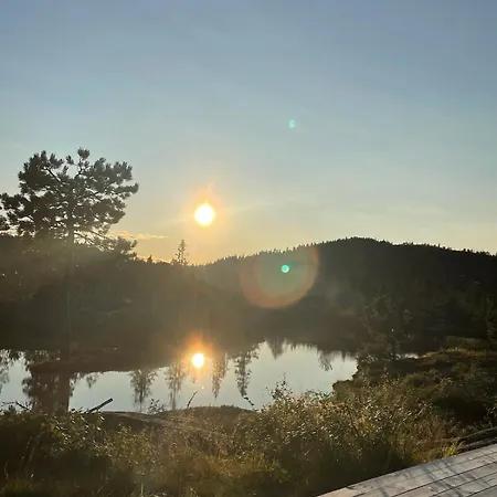 Fjellhytte Med Boblebad Og Utsikt Pa Blefjell Сasa de vacaciones