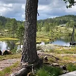 Fjellhytte Med Boblebad Og Utsikt Pa Blefjell